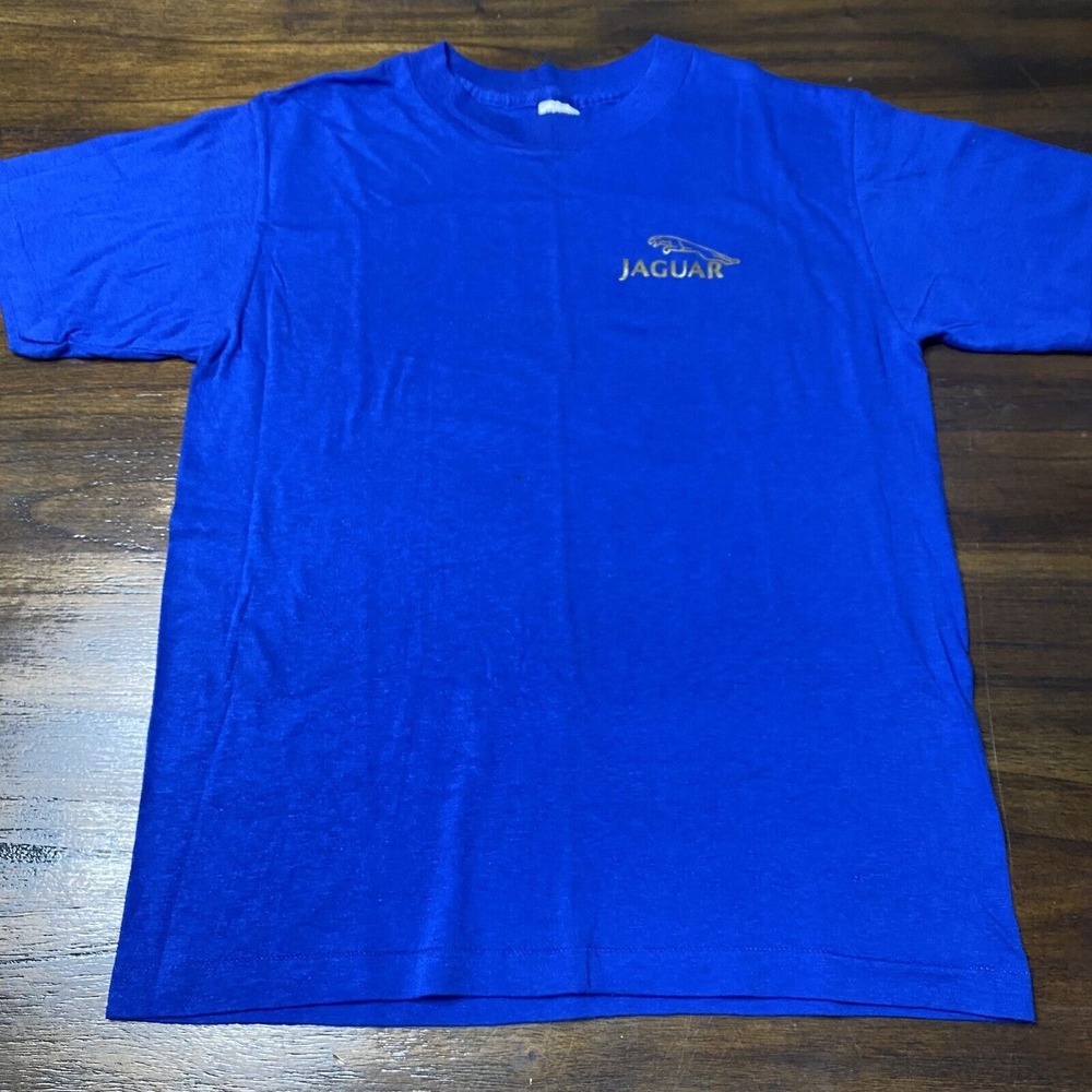 Vintage Jaguar T Shirt Single Stitch 80s Car Automobile Logo M